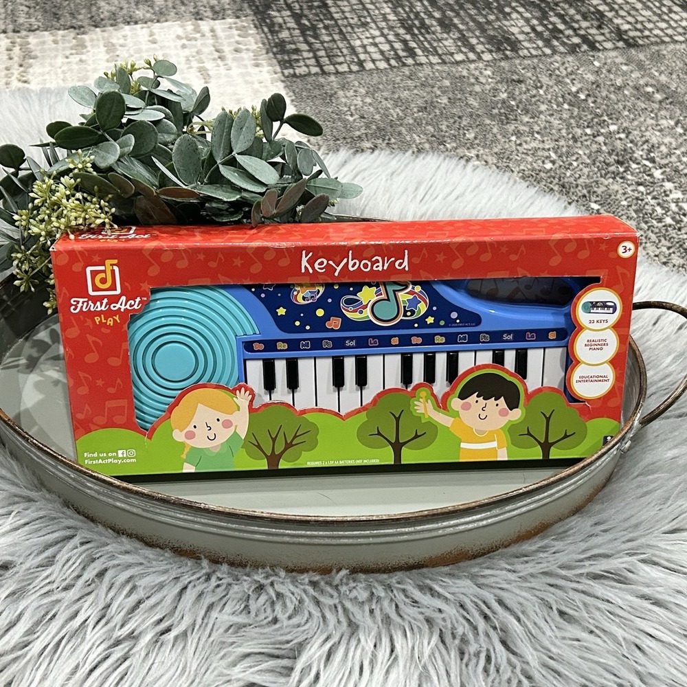 First Act Play‎ Toddler Keyboard Piano New In Box Ages 3+